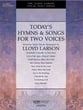 Today's Hymns and Songs for Two Voices Vocal Solo & Collections sheet music cover